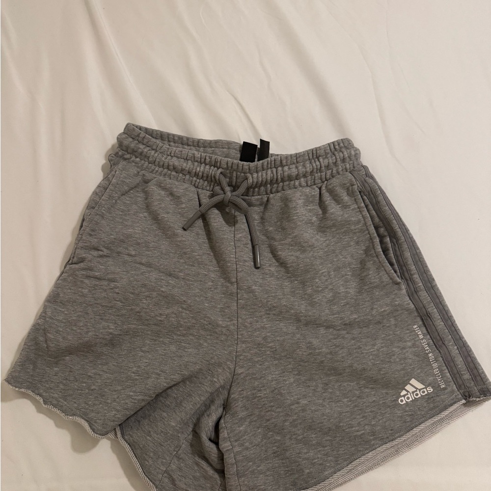 Adidas Heather Gray Sports Shorts